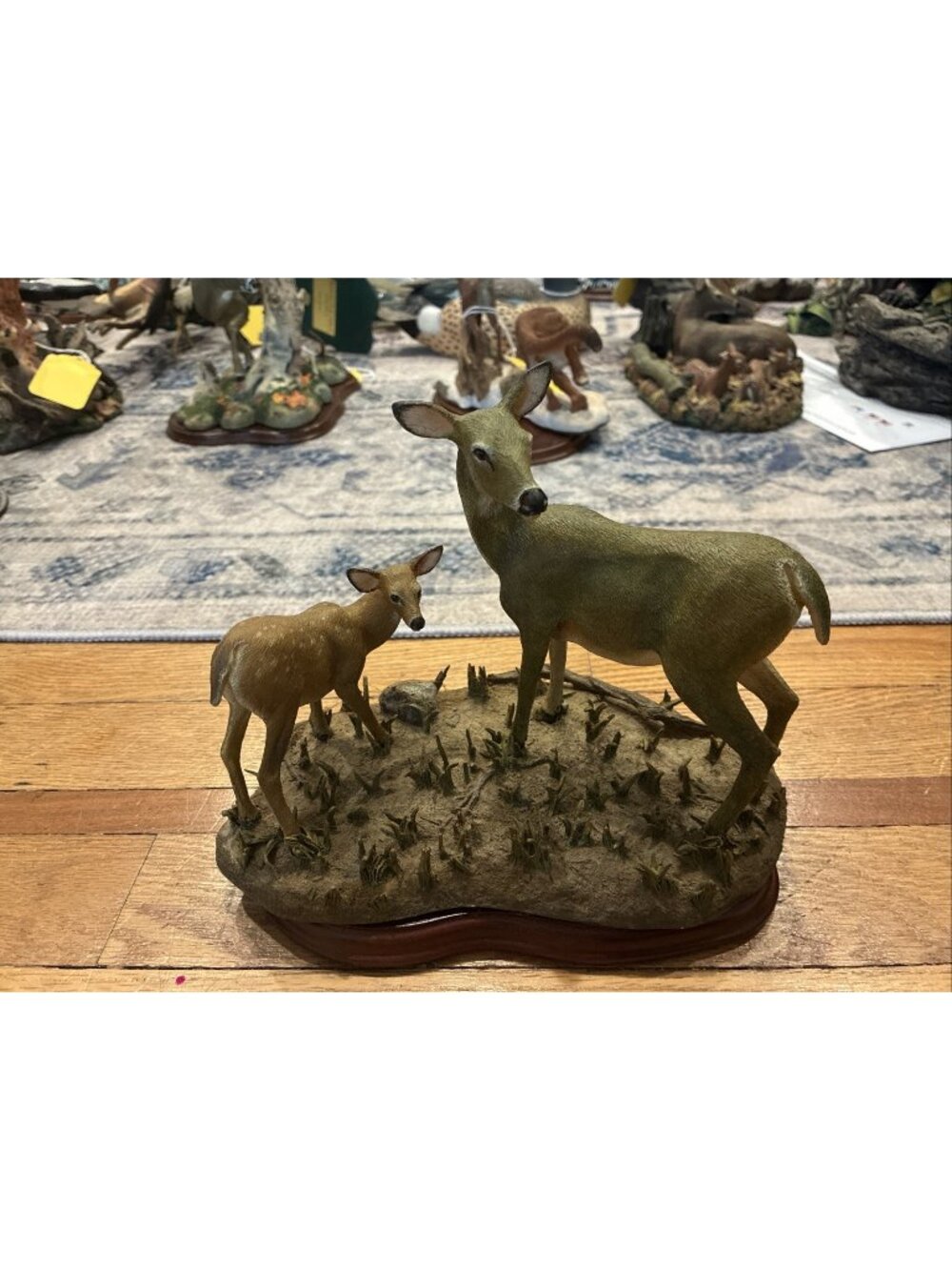 Danbury Mint "First Outing" by Travers & Christensen Vintage Deer Figurine